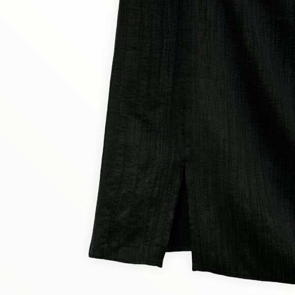 ZARA | Black | MINI DRESS WITH VENT - Picture 4 of 9